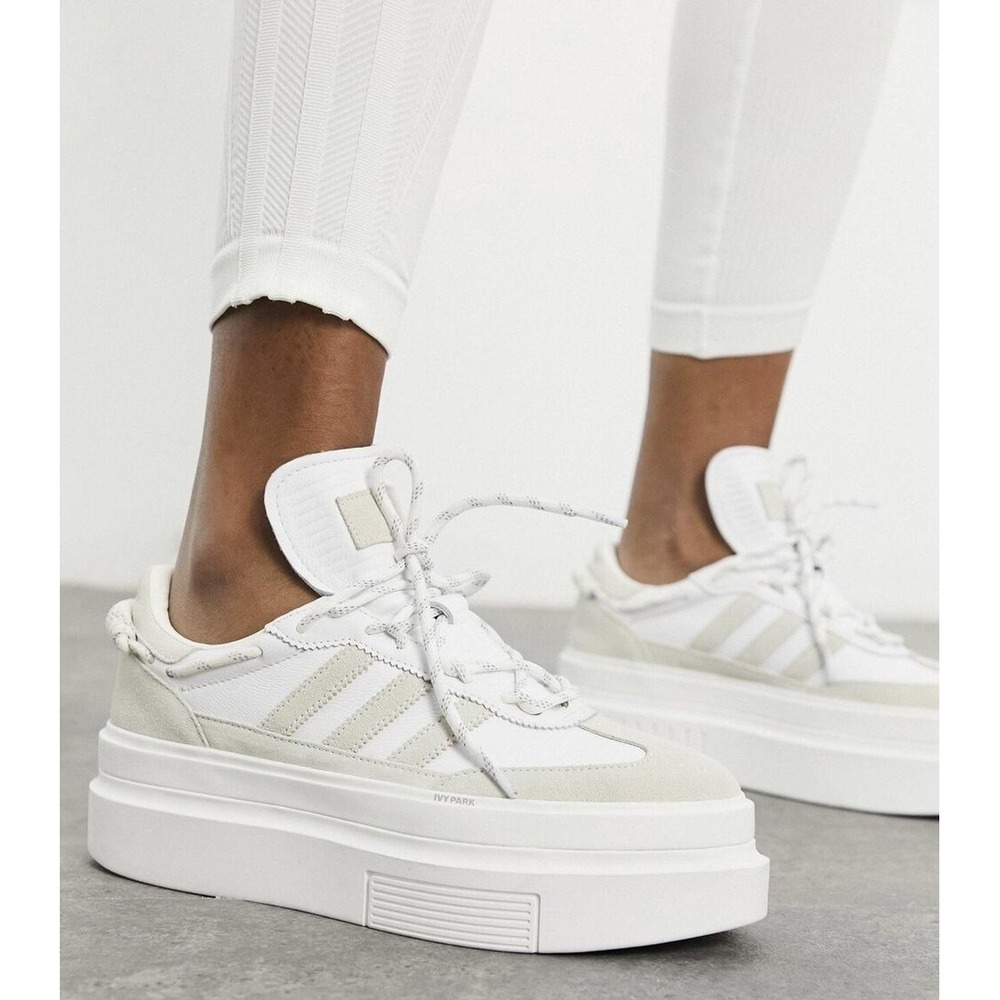 Adidas Women’s White Platform Sneakers